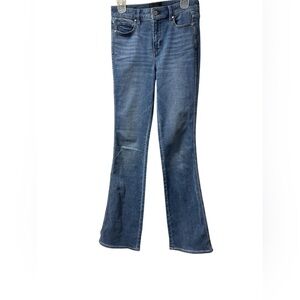 WHBM High-Rise Everyday Soft Denim™ Skinny Flare Jeans